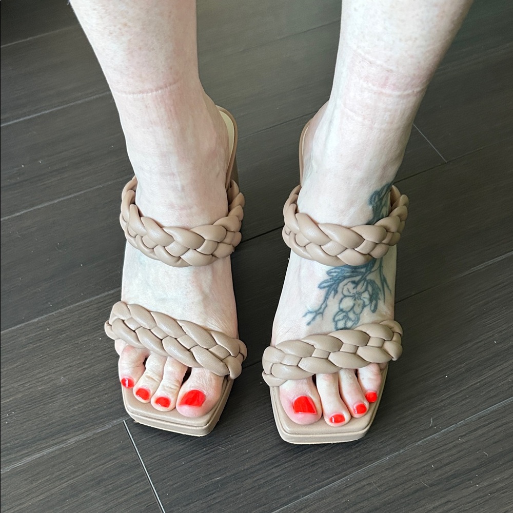 Dolce Vita Braided Tan Women's Sandals